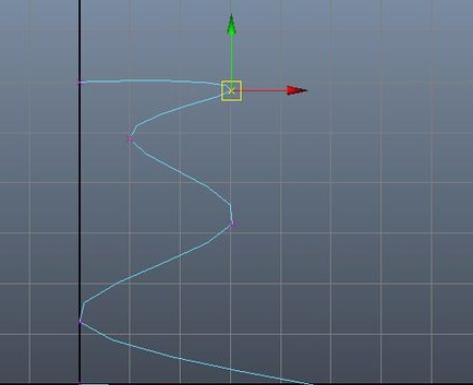 maya使用revolve命令制作杯子的图文操作。