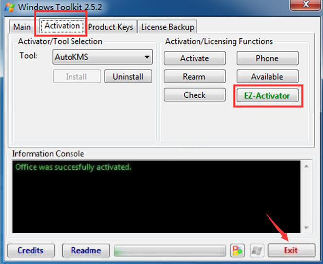 Microsoft Toolkit 如何激活 Office 2010。