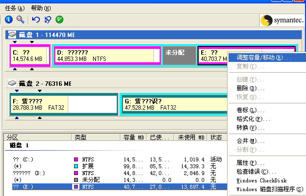 Norton PartitionMagic使用指南，无损扩大C盘空间