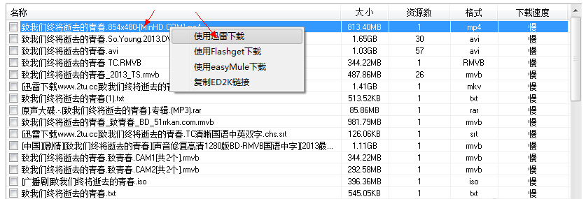 p2psearcher使用技巧，搜索视频并下载到U盘
