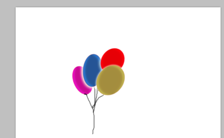 photoshop制作气球的操作流程。