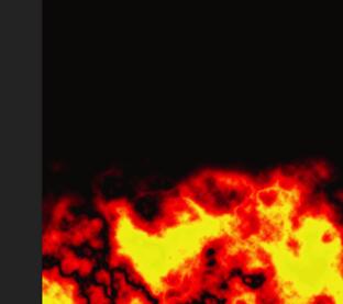 photoshop制作燃烧火焰的基础操作。