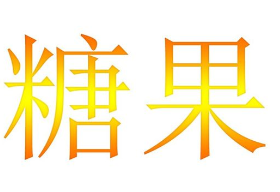 photoshop做出糖果效果文字的图文操作。