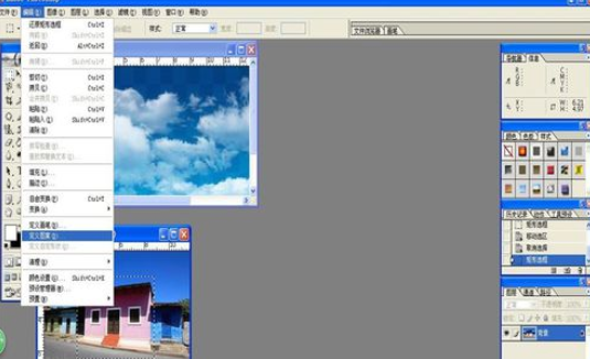 photoshop里图章工具使用操作讲解。
