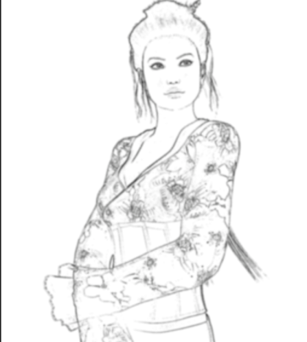 photoshop里阈值命令使用过程介绍。