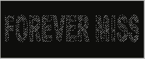 photoshop制作破损字的基础操作。
