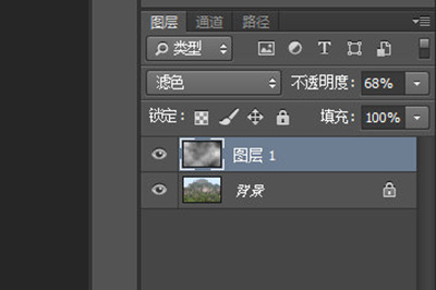 Photoshop绘画出雾气效果的具体操作流程。