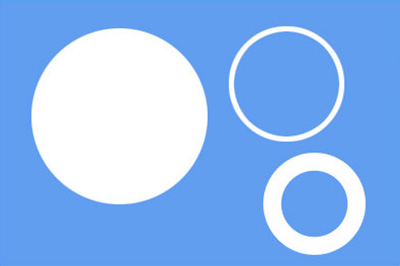 PhotoShop7用工具画圆的具体操作方法。