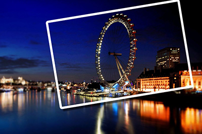 Photoshop制作画中画效果的具体操作方法。