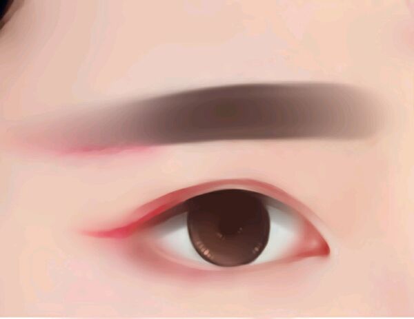 Photoshop制作水灵眼睛的操作步骤。