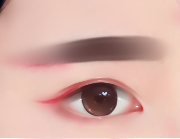 Photoshop制作水灵眼睛的操作步骤。