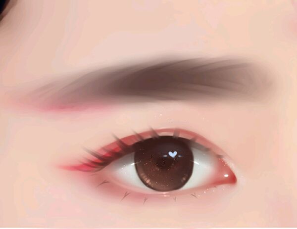Photoshop制作水灵眼睛的操作步骤。