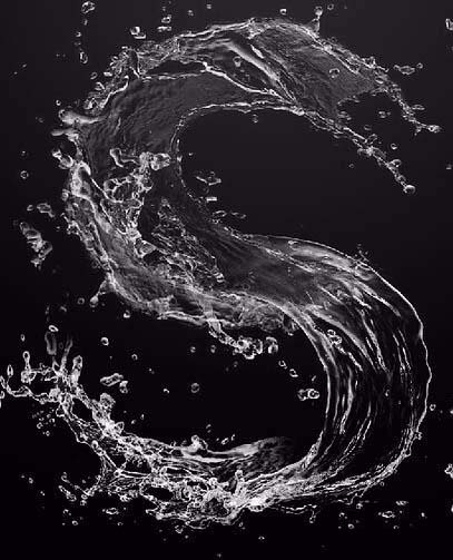 Photoshop打造水花文字的简单操作讲述。
