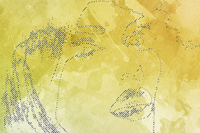 Photoshop制作水彩人像的具体操作方法。