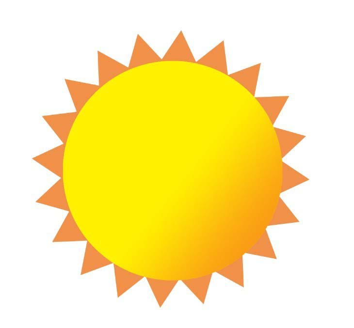 Photoshop绘画太阳笑脸的简单使用教程。