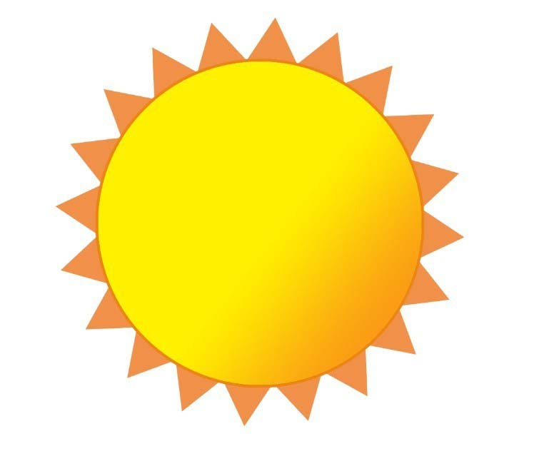 Photoshop绘画太阳笑脸的简单使用教程。