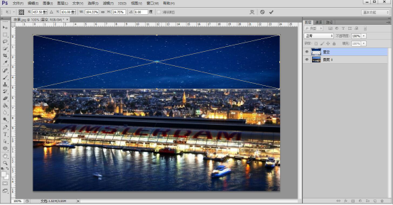 Photoshop如何将图片修出梦幻效果。