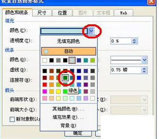 PPT用自选图形制图的操作过程。