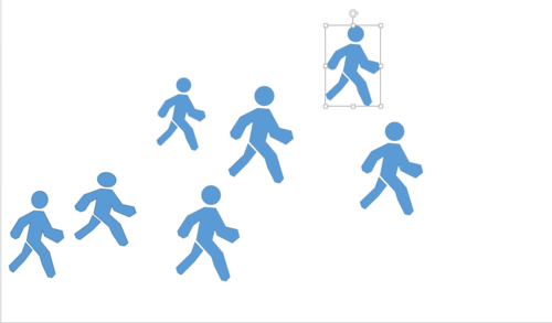 PPT制作人形图形图案的详细操作。