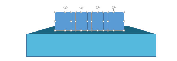 PPT制作领奖台效果的操作流程。