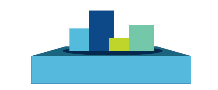 PPT制作领奖台效果的操作流程。