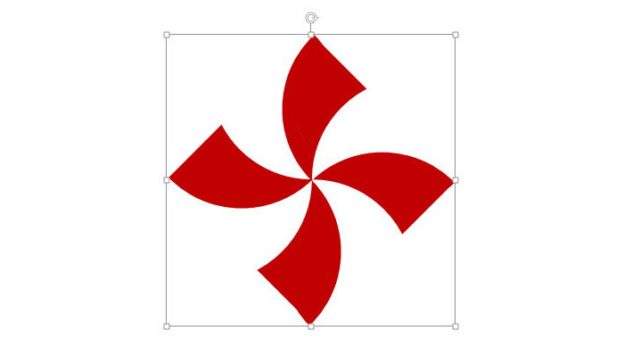ppt打造浆形图案的图文操作。