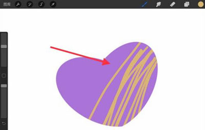 Procreate如何填色不出框。