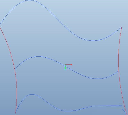 ProE创建双向边界混合曲面的具体操作。