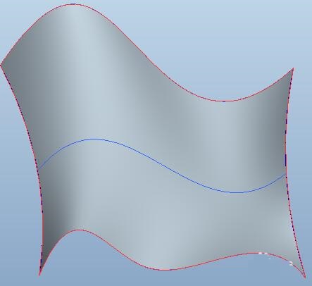 ProE创建双向边界混合曲面的具体操作。