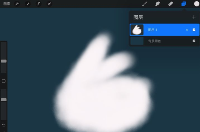 procreate剪辑蒙版怎么操作。