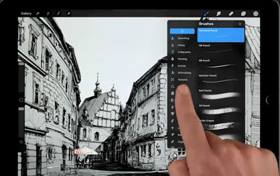 procreate笔刷怎么合并分组。