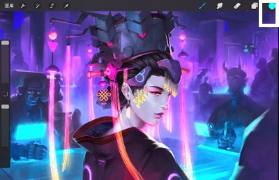 procreate怎么删除调色板。