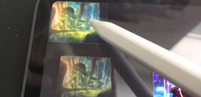 procreate怎么把堆中的照片拿出来。