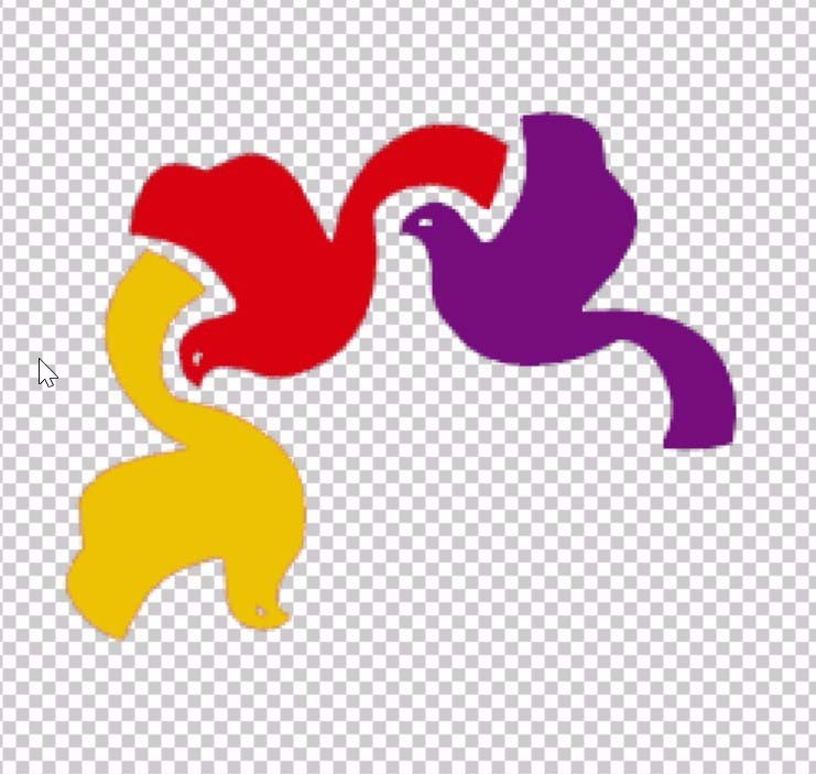 ps打造环形鸽子logo的详细操作过程。