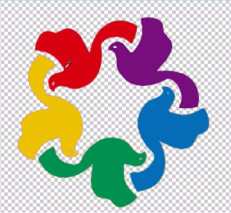 ps打造环形鸽子logo的详细操作过程。