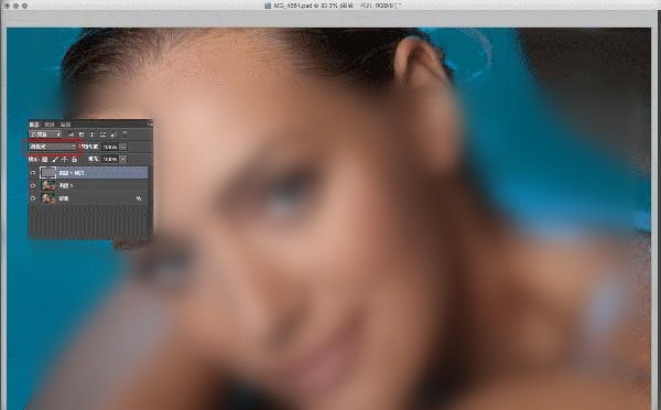 PS对图片进行高低频磨皮的详细操作。