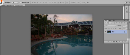 ps调整照片亮度的操作流程。
