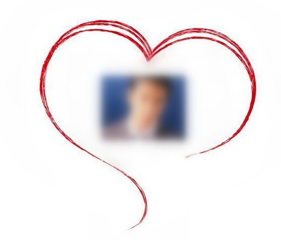 PS将一张图片放到心形里的详细操作。