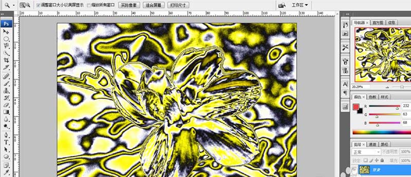 PS使用渐变映射处理图片的图文操作。