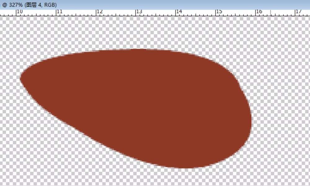 PS手绘卡通熊大的操作流程。
