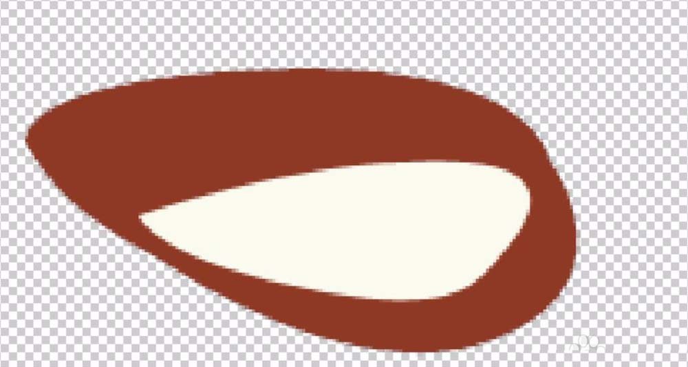 PS手绘卡通熊大的操作流程。