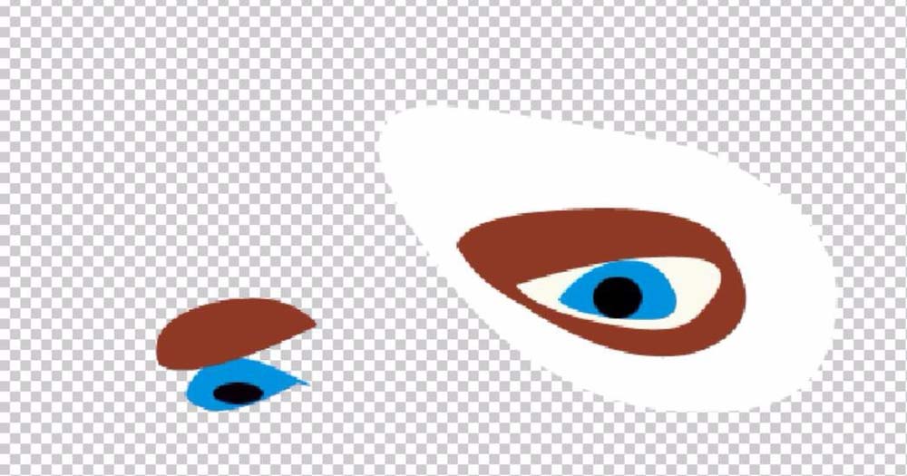 PS手绘卡通熊大的操作流程。