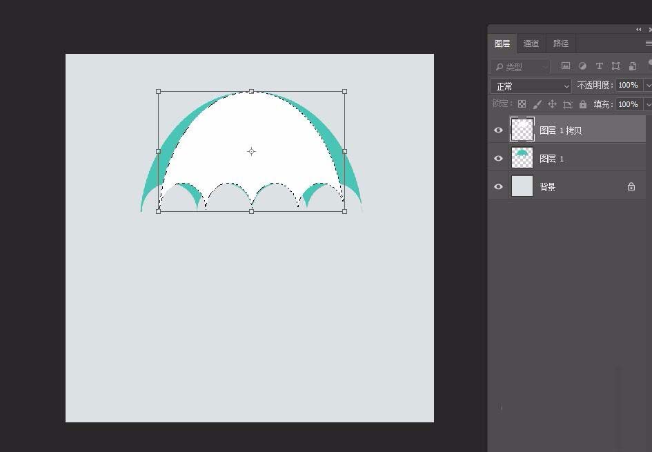 ps设计立体折纸效果的具体操作方法。