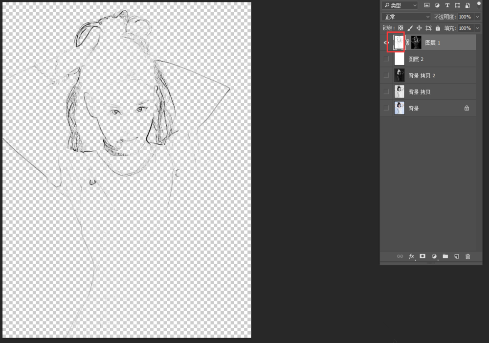 PS实操讲解:三分钟提取图片线稿,方法适合所有人