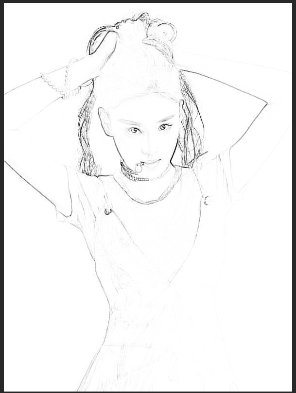 PS实操讲解:三分钟提取图片线稿,方法适合所有人