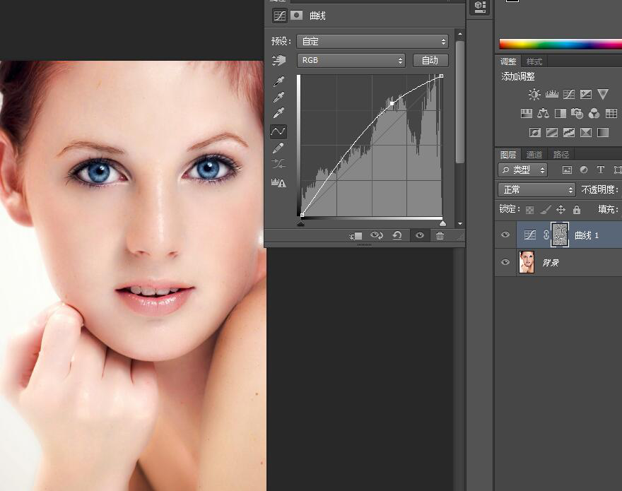 PS通道人物磨皮方法我来说说,简单易学,效果完美