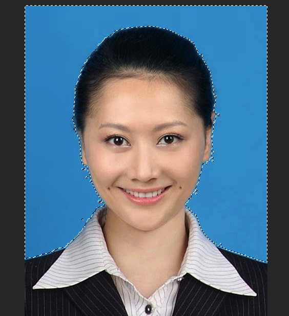 PS修改证件照背景的又一方法，绝对简单