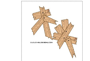 ps制作木纹字体的操作过程。