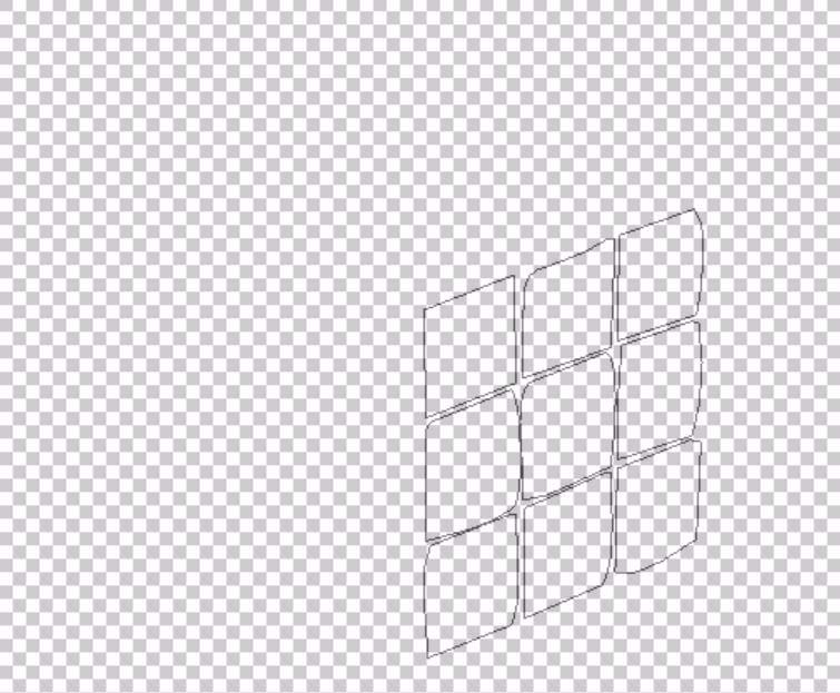 ps制作立体魔方模型的操作流程。
