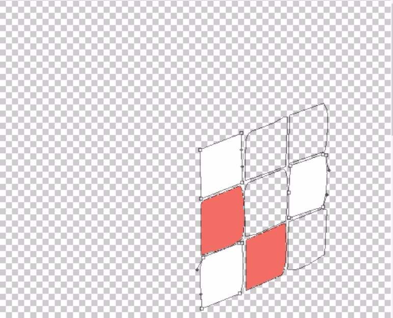 ps制作立体魔方模型的操作流程。